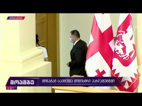 პარლამენტში შს მინისტრის მოსმენა ჩაიშალა